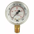 Victor Replacement Gauge, 2 Inch Dia, Gold Tint, 600 psi Pressure 1424-0018